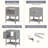 23.7'' Single Bathroom Vanity Base Only-94734234