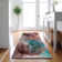 Premium Machine Washable Cerrito AMF513 Burgundy Rug