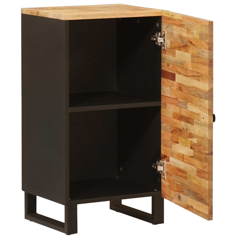 Solid Wood Rectangle Accent Cabinet