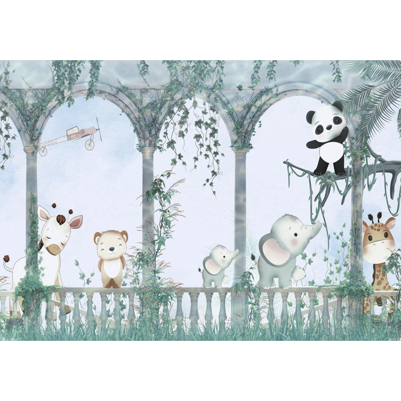 Superfresco Easy Animal Arch Print To Order Mural, Blue