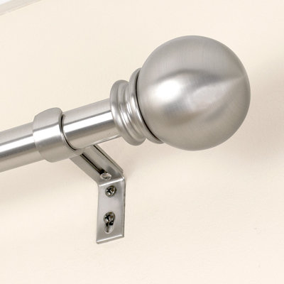 Mesa Steel Adjustable Single Curtain Rod