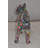 Pug Multicolor Abstract Pug Resin Statue Size: 13" x 5" x 11"H