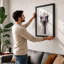 Ostrich Portrait Modern - Print-327219933-327219932