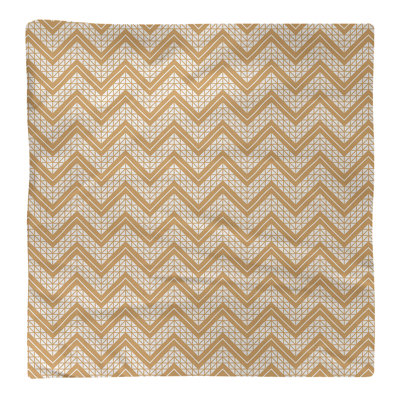 Serviette en coton à motif à chevrons à la main Stephenie