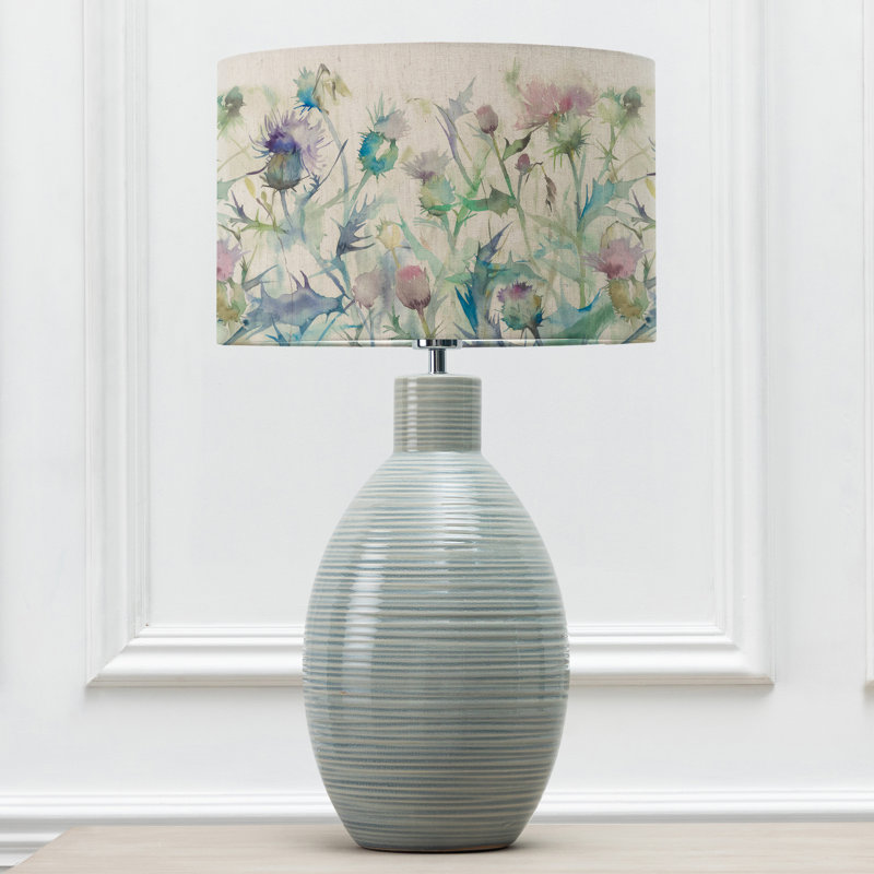 Epona Ceramic Table Lamp, Blue