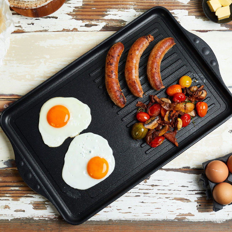 11'' Non-Stick Aluminum Grill & Griddle Pan