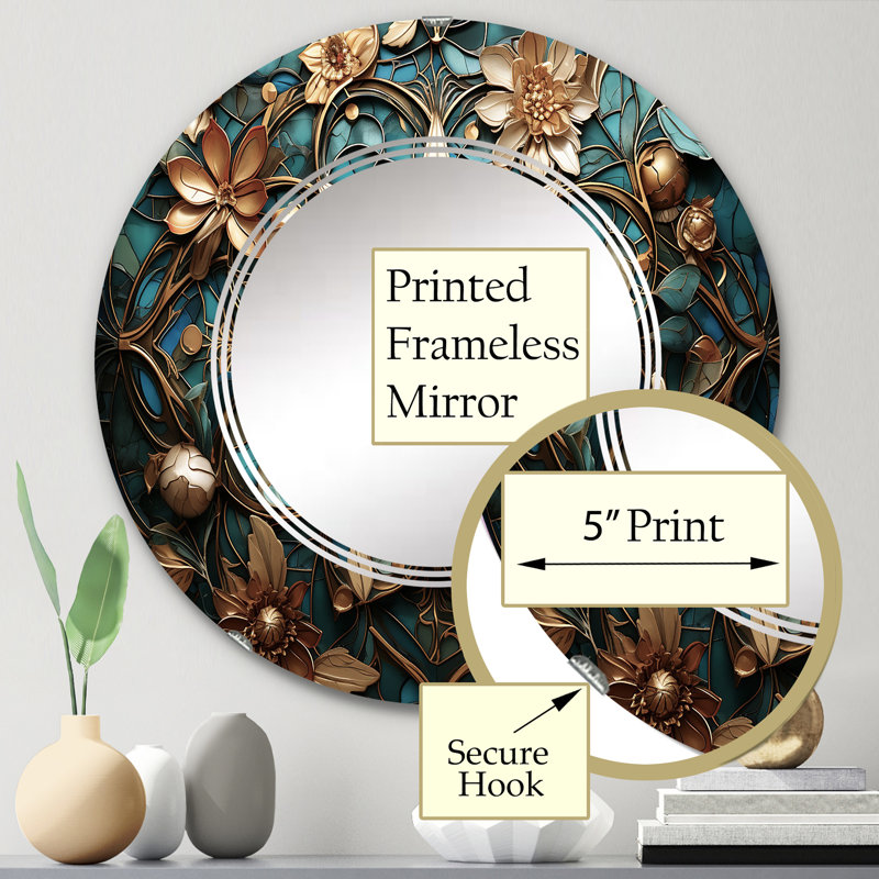 Longmoore Circle Mirror, 24" x 24"