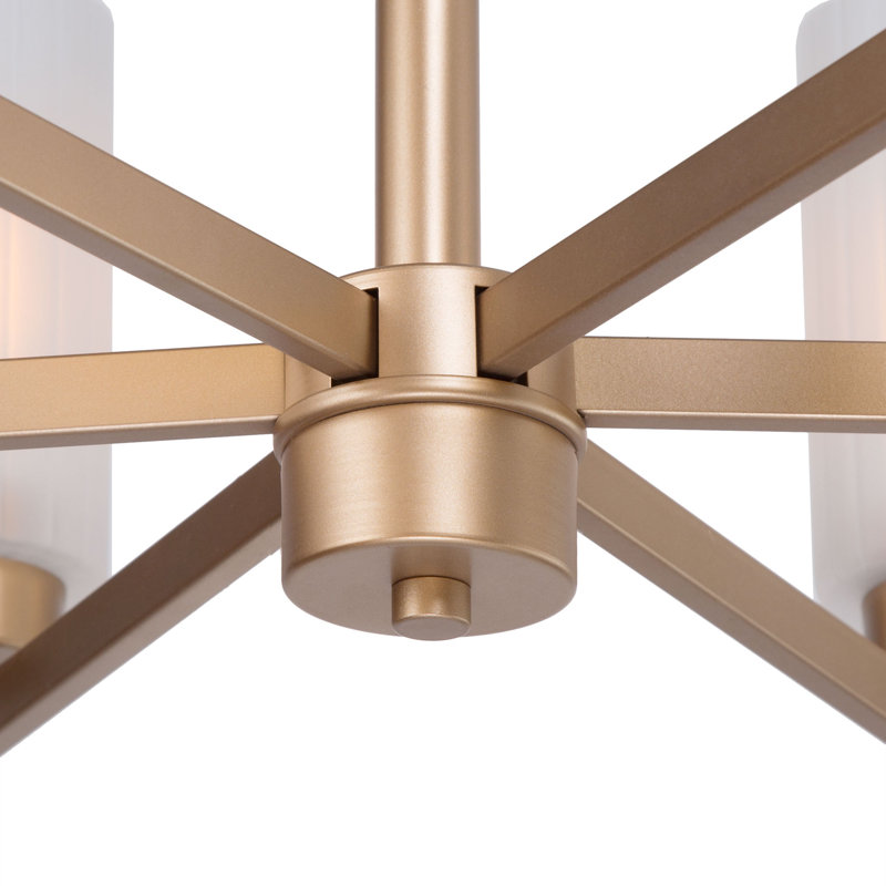Bradden 6 - Light Dimmable Chandelier
