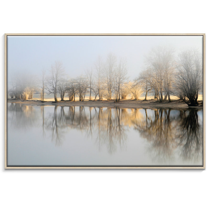 January Morning by Photographers Lane - No Frame Print on Canvas, 102cm H x 152cm W, Timber Floater Frame