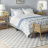 Msr4760 Chelsea Stewart Hand Tufted Wool/Cotton Checkered Rug in Light Blue/Ivory-90584664