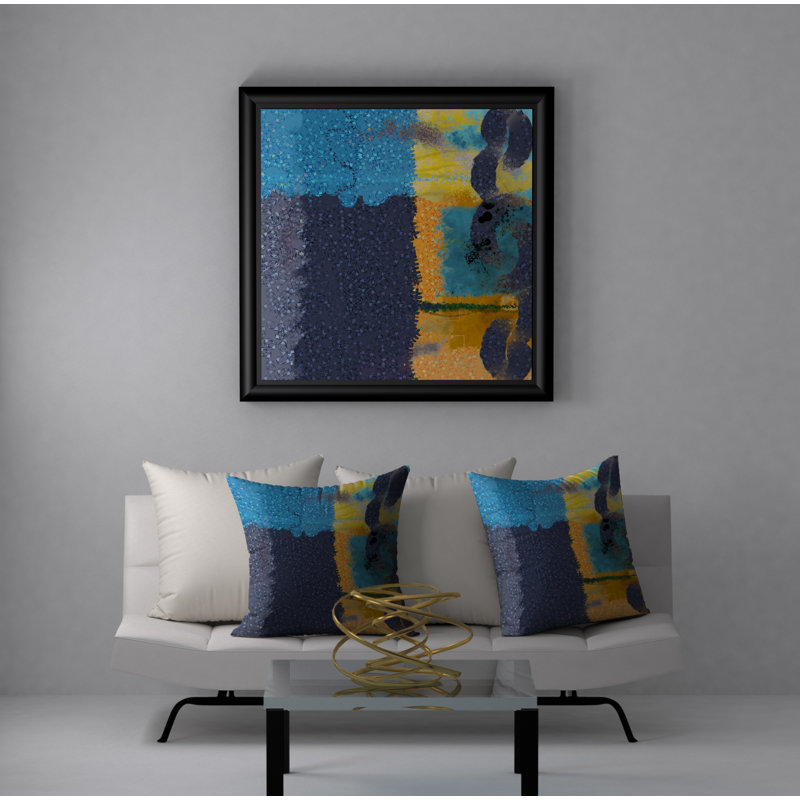 Housse de coussin carré avec insert, 18" x 18"
