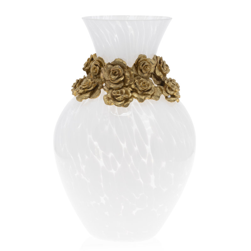ROSE COLLECTION Handmade Glass Table Vase