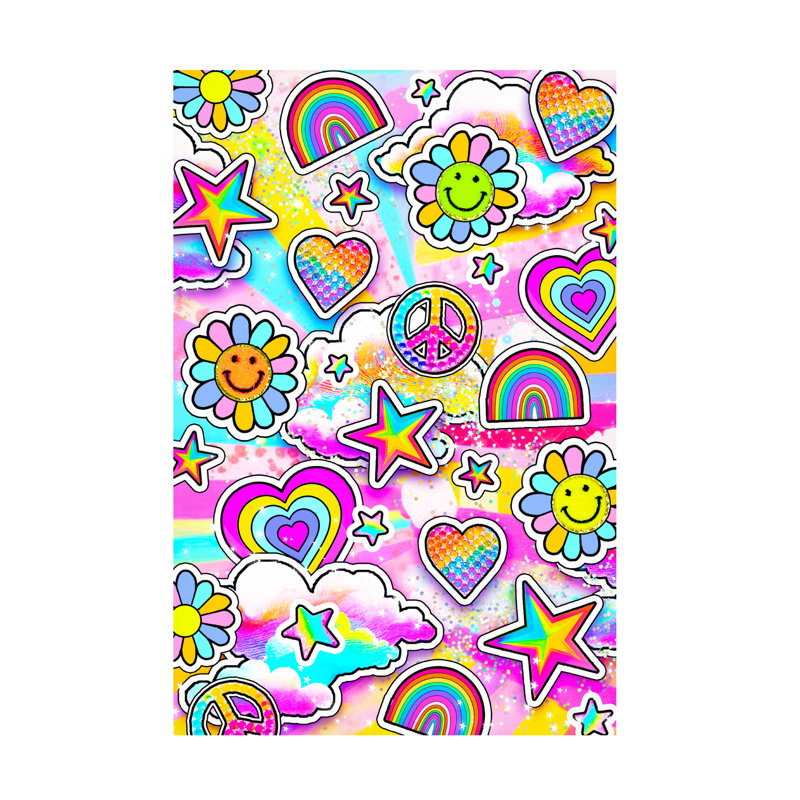 Art sur toile par Jess Stempel, H 12 po x l 19 po