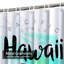 Rideau de douche imperméable avec 12 crochets Aloha Surf-900766849