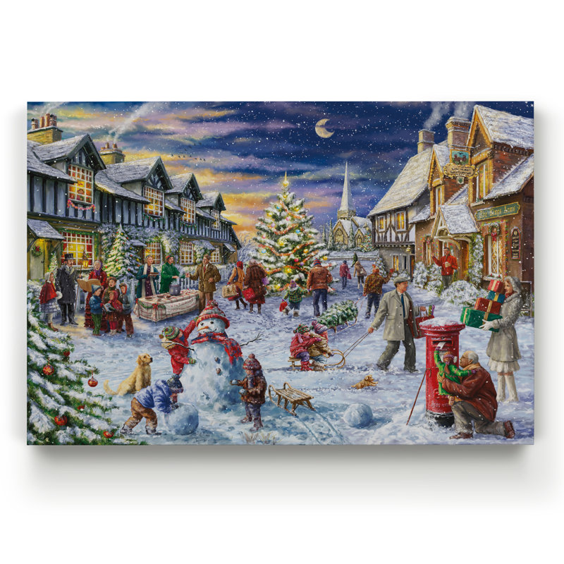" Christmas Eve " by Parvez Taj, 48" H x 36" W x 1" D