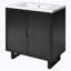 Haislynn 29.5'' Single Bathroom Vanity with Ceramic Top-667543623
