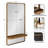 Shoults Metal Rectangle Mirror with Shelves-1614333359
