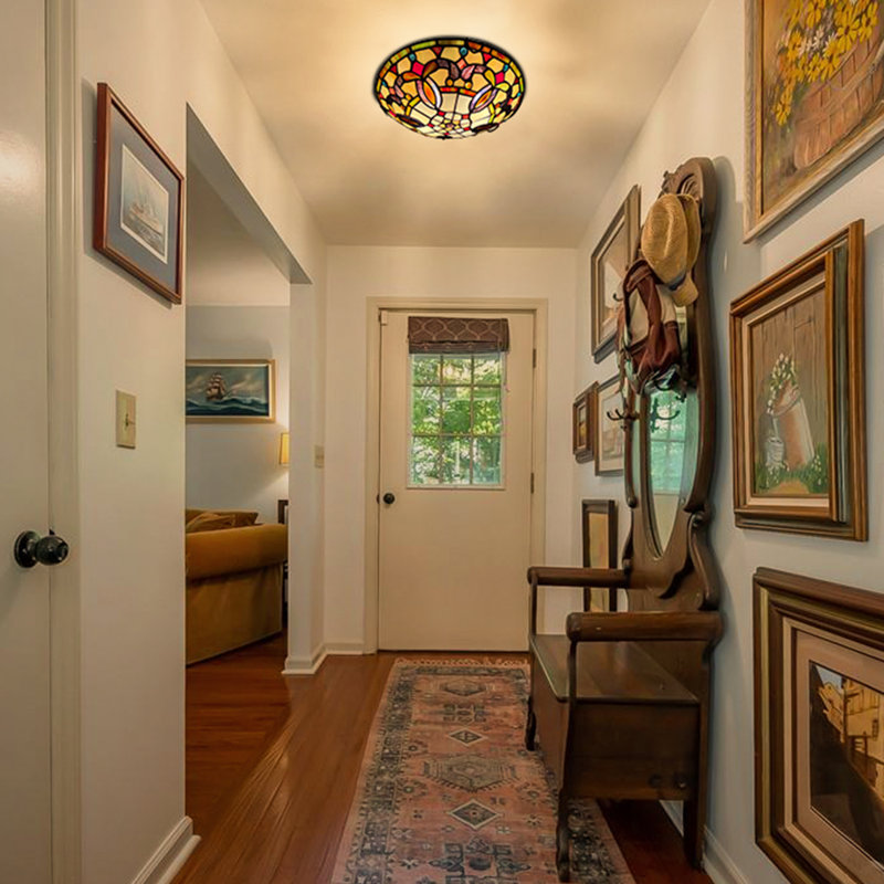 Tiffany Tiffany Glass Flush Mount