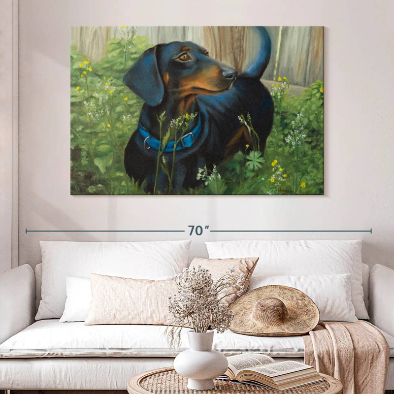 Brampt Dachshund, 34" H x 51" W