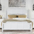 Seery Panel Bed in White