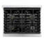 ZLINE 30 in. Paramount Gas Rangetop with 4 Brass Burners in DuraSnow® Stainless Steel