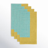 Bythorn 85% Polyester - 15% Linen No Pattern Rectangle Napkin