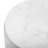 Gray 3 Drawers Velvet Round Nightstand With Sintered Stone Top-1398244323