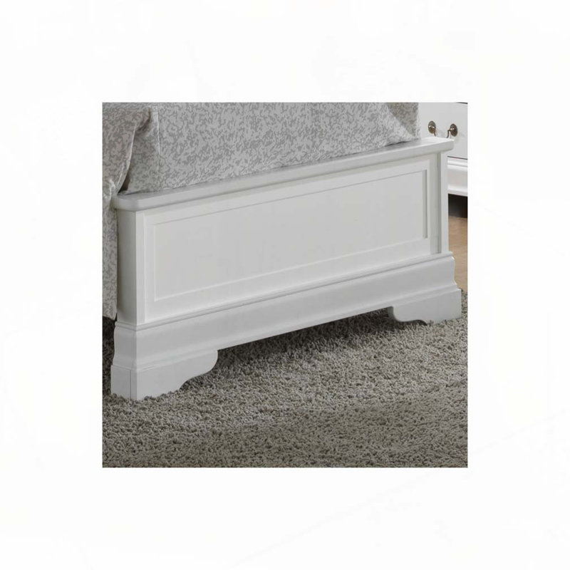 Lit en bois, Blanc