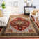 Amleto Klose Oriental Red/Black Area Rug