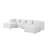 modular sofa  BEIGE  chenille fabric,  simple and grand, the seat and back is very soft. this is also a