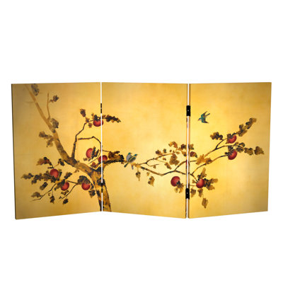 Haydon 47.25" W x 23.75" H 3 - Panel Canvas Folding Room Divider