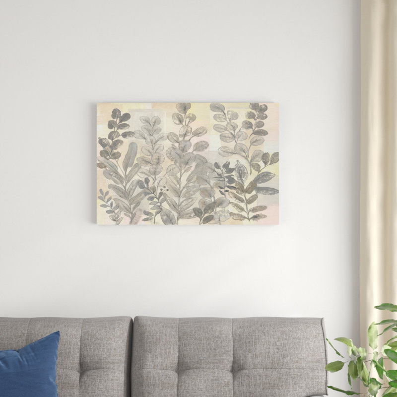 Motif de feuille I, H 20 po x l 30 po