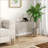 Rectangular Coffee Table with Manufactured Wood Table Topand Shelf