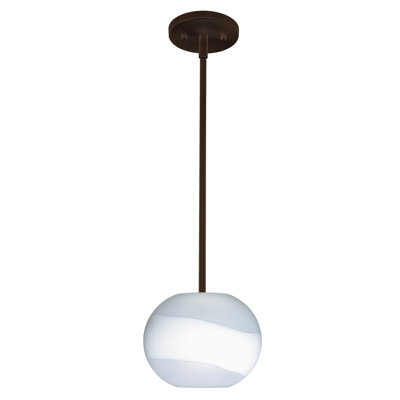 Luminaire sphère suspendu 1 lumières simple Luna