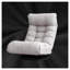 Chaise de plancher inclinable et ergonomique pivotante Zenith l 22,8 po x P 45,3 po x H 35,8 po-129935107-129935106