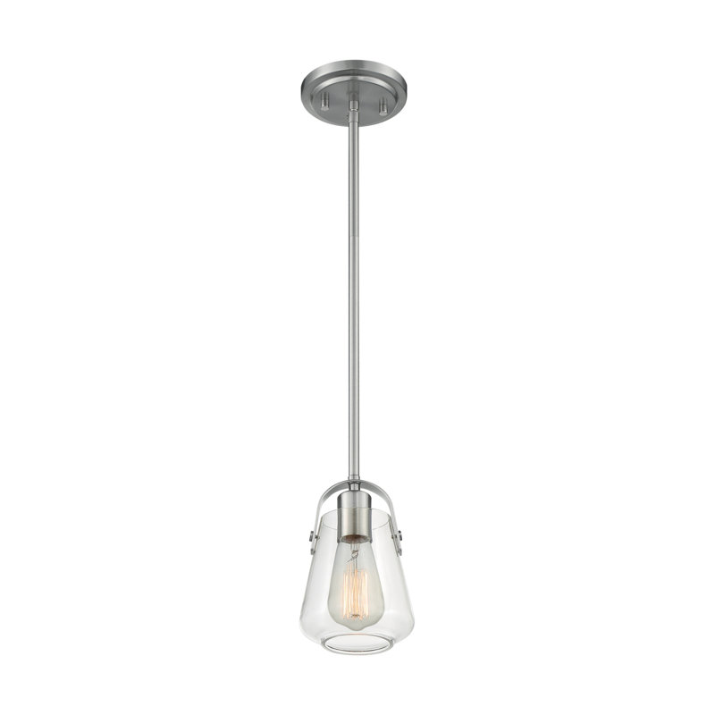 Powers 1 - Light Single Pendant, Brushed Nickel