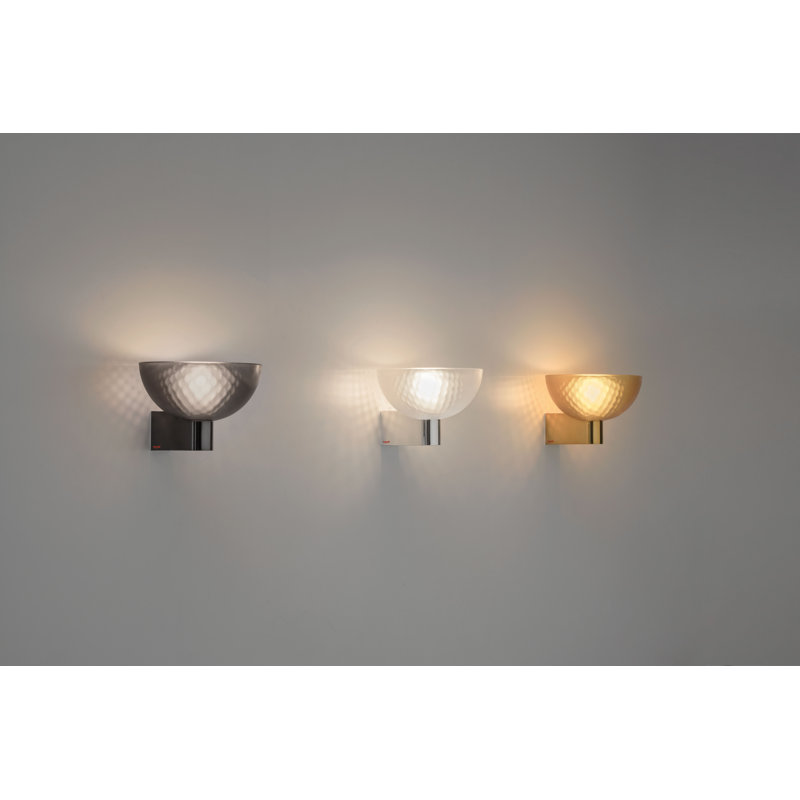 Applique murale Fata par Piero Lissoni, Argent, Cristal