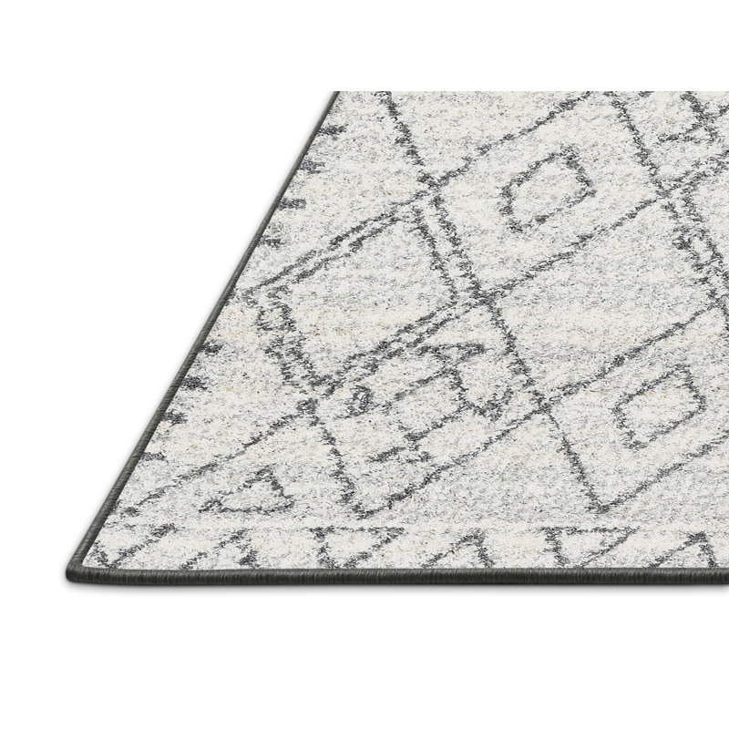 Tapis contemporain ivoire, Rectangle 7 pi x 10 pi