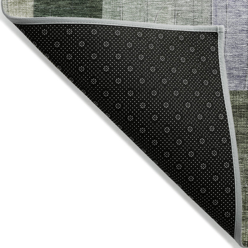 Noel Olive Washable Indoor-Outdoor Rug - , 10' x 14'