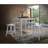 Gaucho 5-Piece Counter Height Table Set - Stylish Dining For Any Space