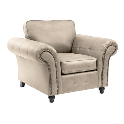 Bodnar Faux Leather Armchair