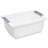 Sterilite Small Stacking Basket, Stack Storage Bins, Organize Closets, Pantry, Bathroom or Classroom