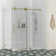 Radiance 66 In. W X 36 In. D X 76 In. H Sliding Frameless Corner Shower Enclosure With Clear Glass