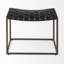 Tabouret de coiffeuse en cuir véritable Holden-1118460543
