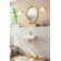 18'' x 12'' White Rectangular Ceramic Wall Mount Bathroom Sink with Faucet Hole