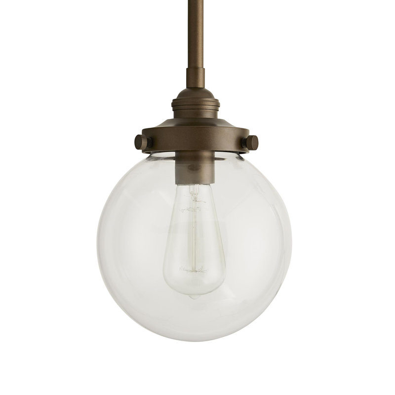 Reeves Outdoor Pendant, Aged Brass