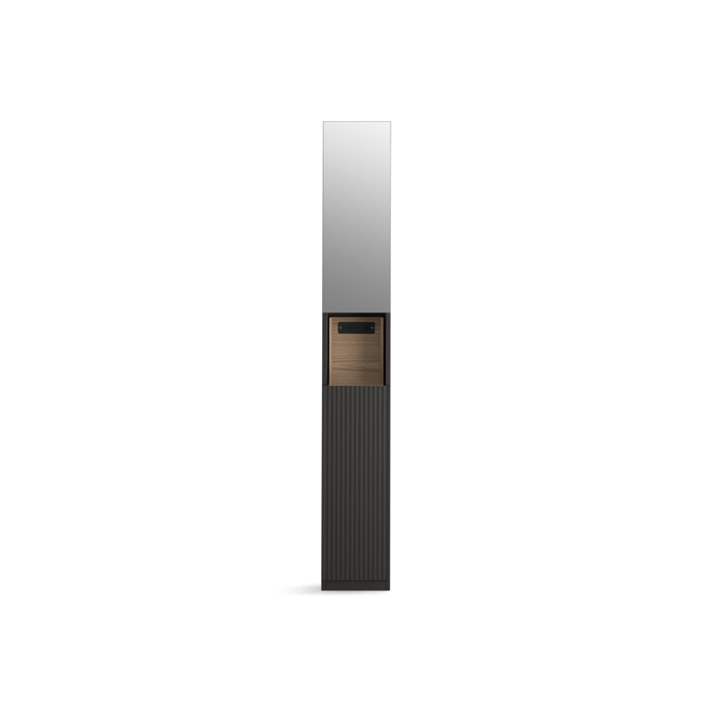 Spacity 12 In. X 81 In. Linen Tower, Dark Steel