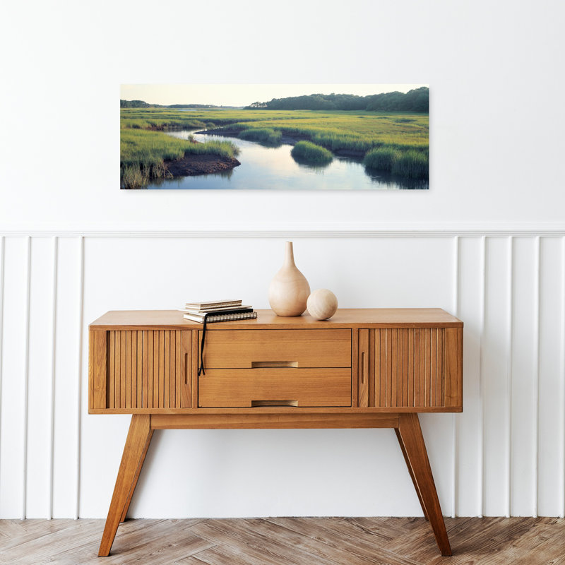 Salt Marsh Cape Cod Wellfleet MA USA by Warren Marr - Wrapped Canvas Panoramic Print, 30.48 cm H x 91.44 cm W