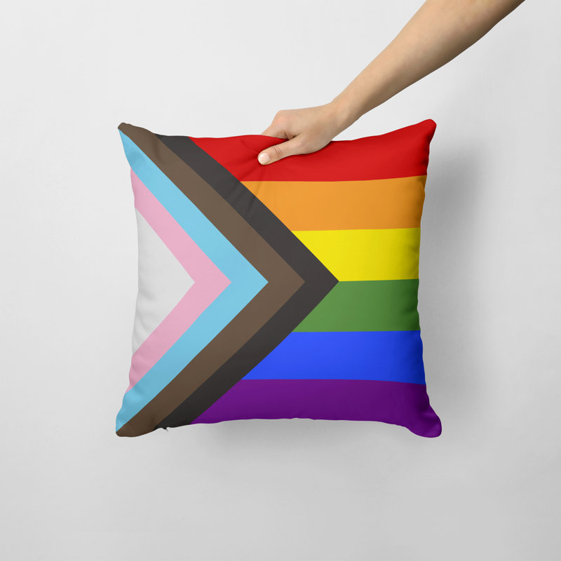 Coussin décoratif, Fierté gay progrès