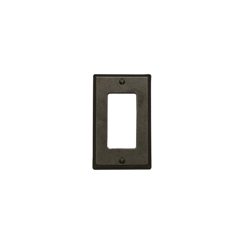 Decora Style Switch And Receptacle Cover, 4.56" H x 4.56" W x 0.31" D, Silicon Bronze Rust
